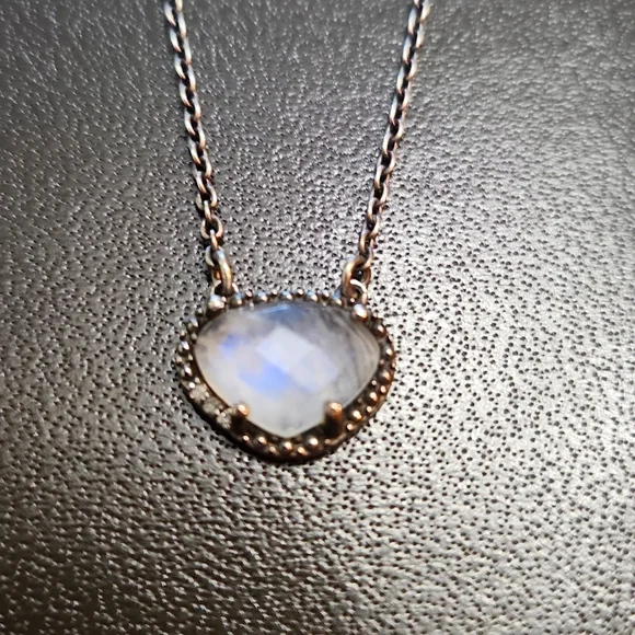 Adornia moonstone necklace top